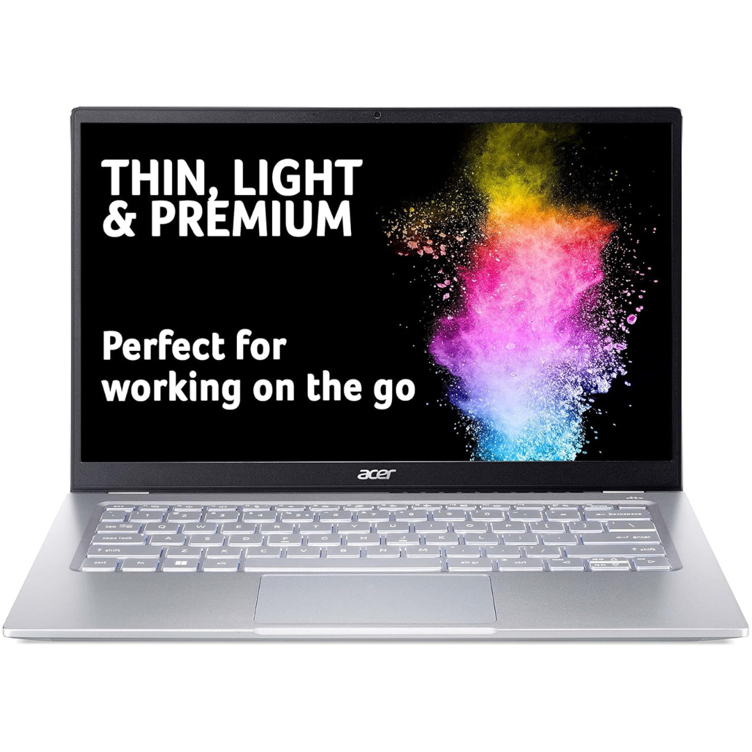 Acer Swift 3 14 inch Laptop (AMD Ryzen 5 5625U, 8GB, 512GB SSD, Full HD Display, Windows 11, Silver)