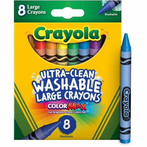 Crayola 8 washable large crayons