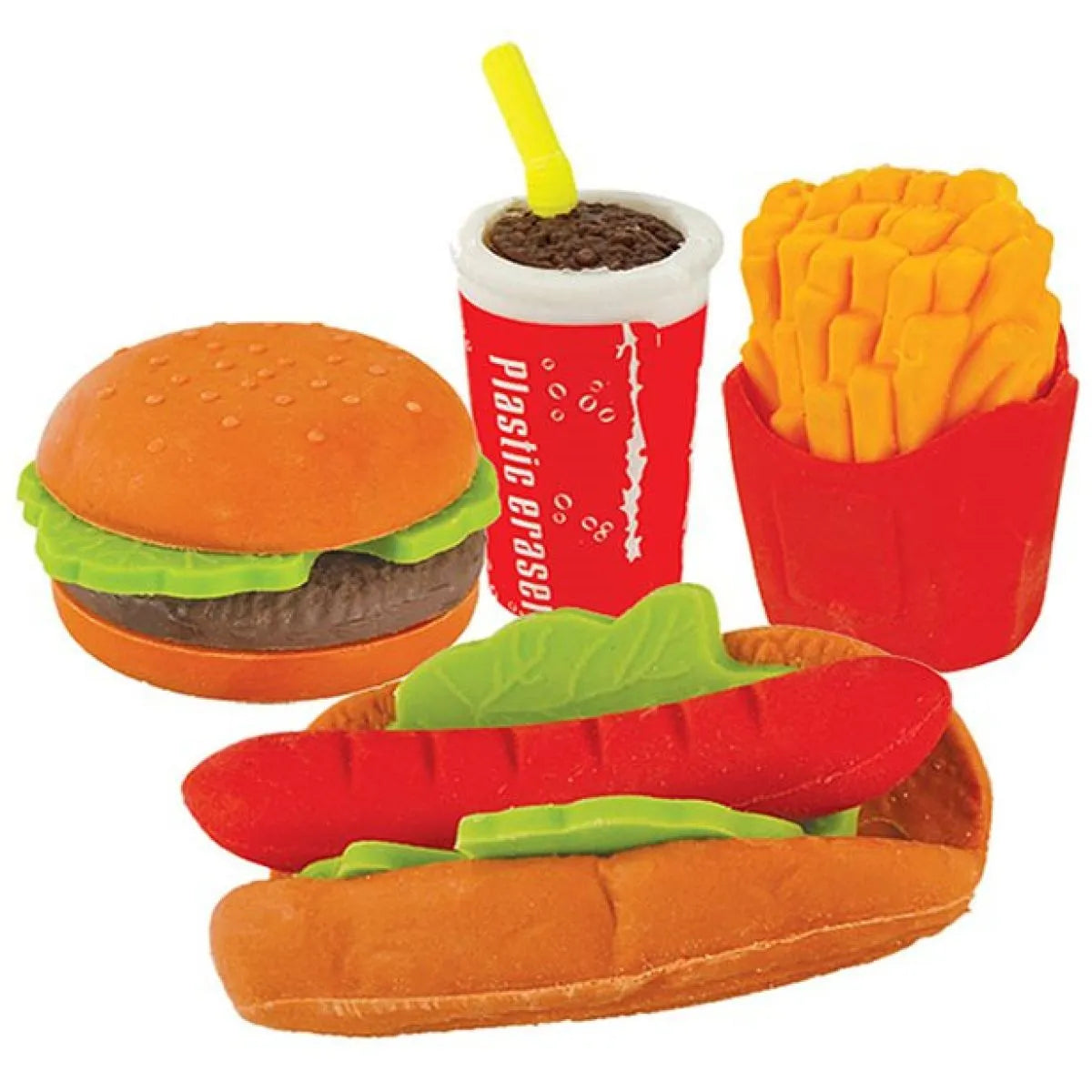 Fast food erasers