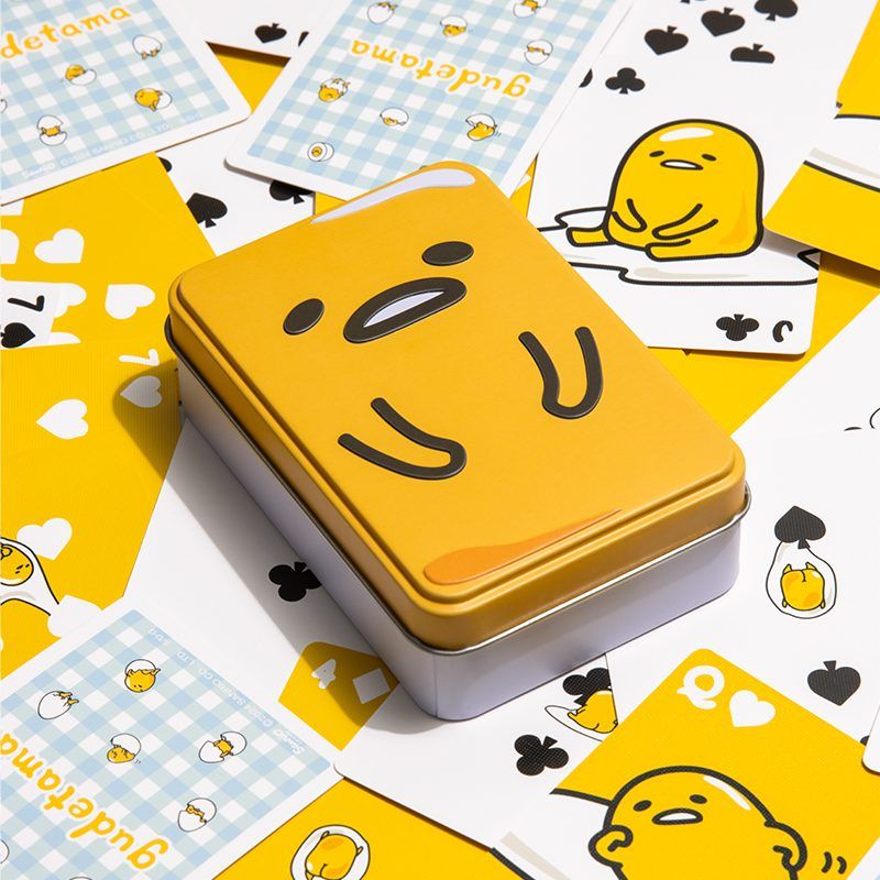 Gudetama Playing Cards in a Tin