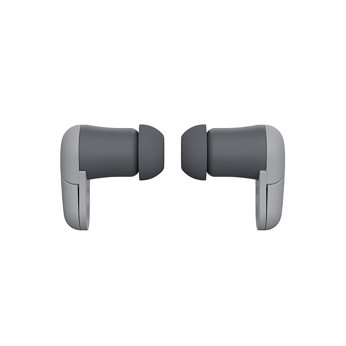 KitSound Funk 35 True Wireless EarBuds, TWS Bluetooth In Ear Headphones with Portable Charging Case - Grey