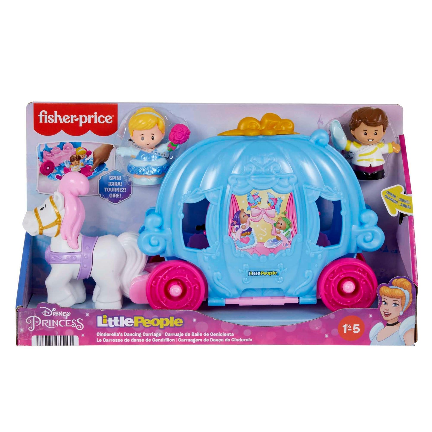 Little people disney princess cinderella carriage