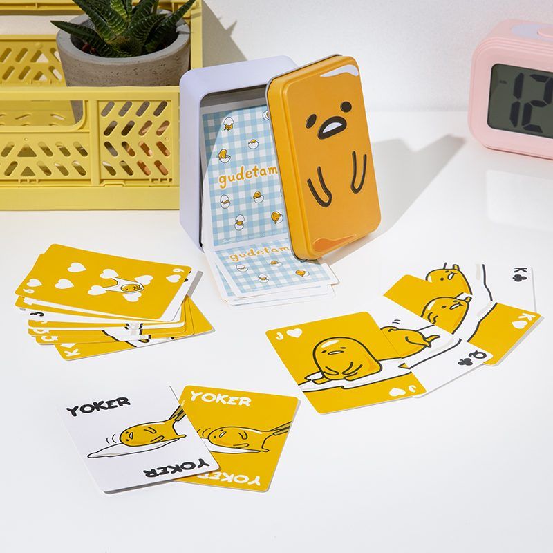 Gudetama Playing Cards in a Tin