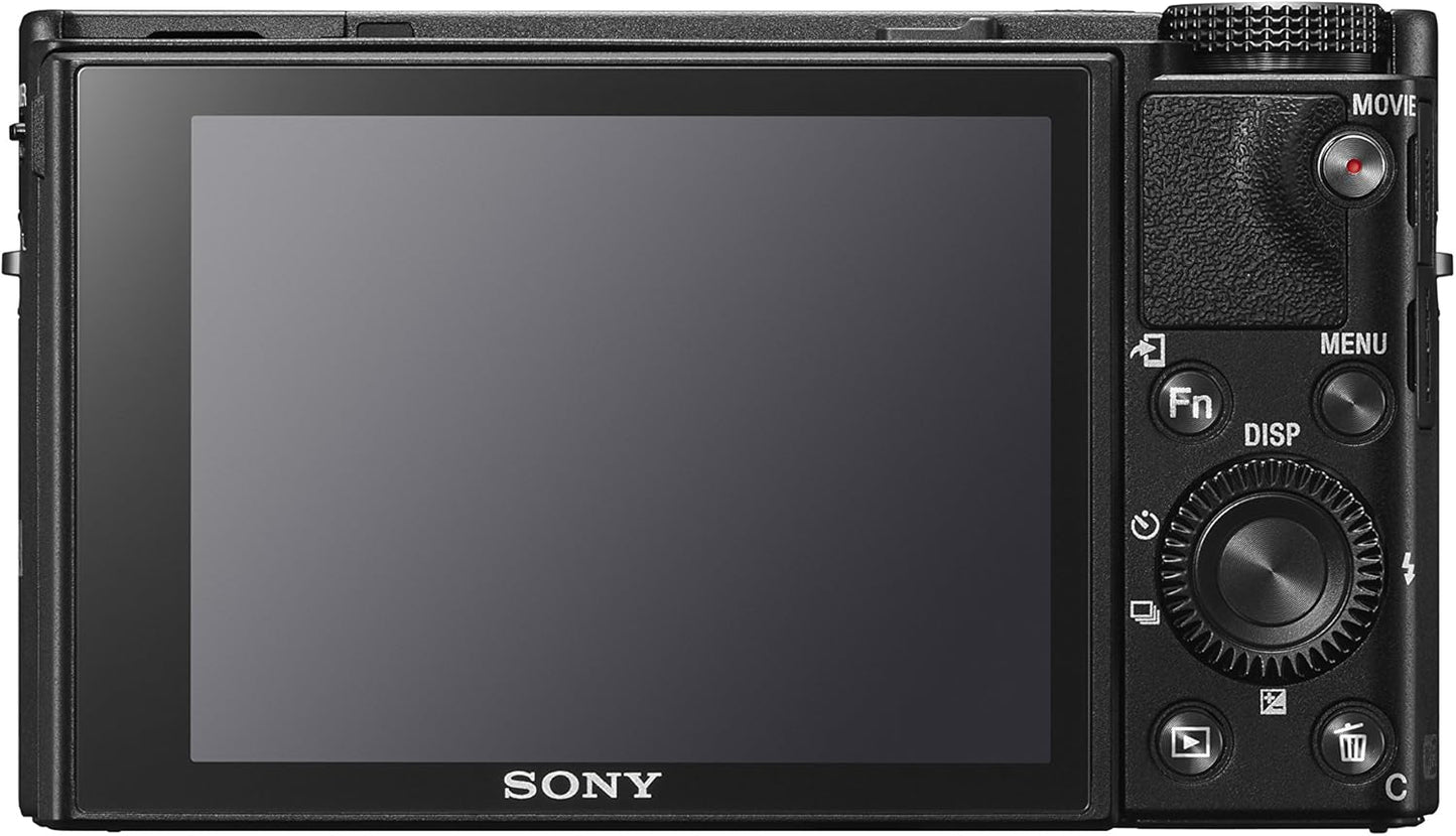 Sony RX100 VI | Advanced Premium Compact Camera (1.0-Type Sensor, 24-200 mm F2.8-4.5 Zeiss Lens, 4K Movie Recording and Flip Screen)