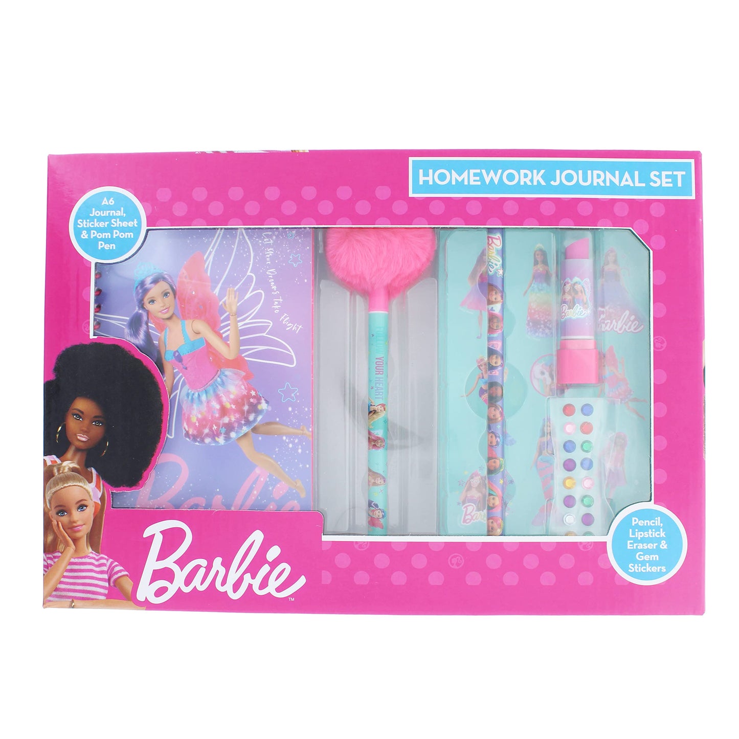 Barbie diary journal set