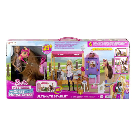 Barbie ultimate stable and doll