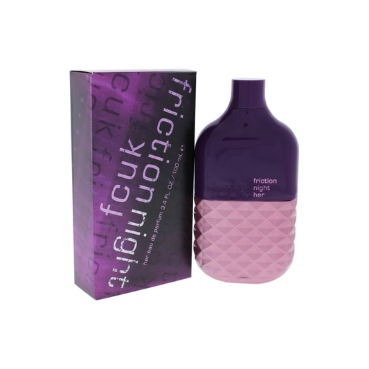 FCUK Friction Night by French Connection UK EDP Spray for Women, Floral, 3.4 Oz