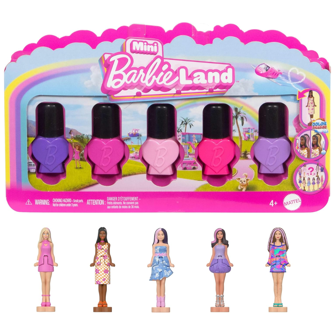 Mini Barbie Land 5-Pack Fashionistas Dolls
