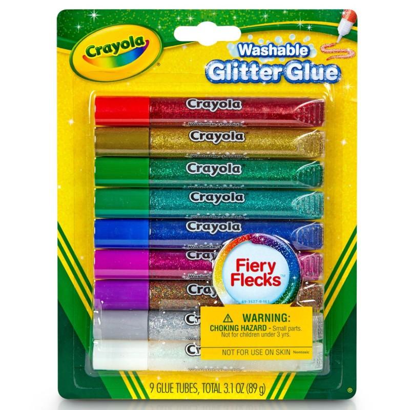 Crayola 9 washable glitter glue