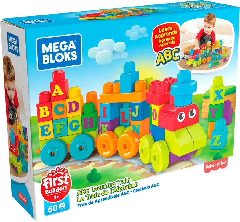 Mega bloks abc learning train