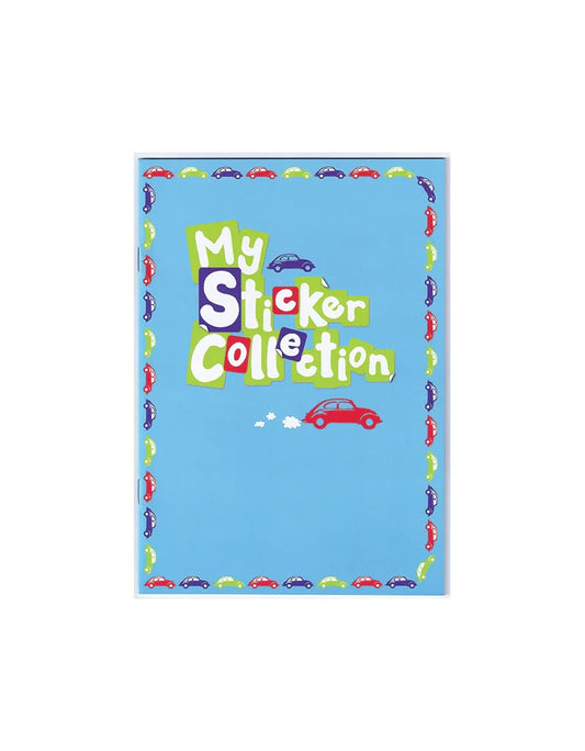 Sticker album blue