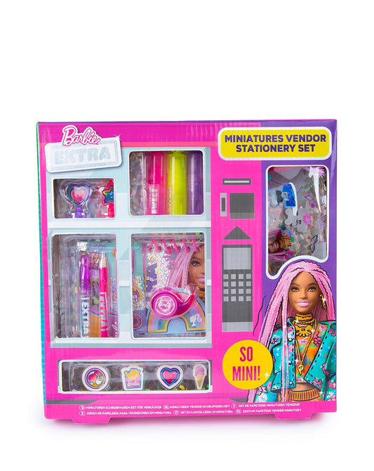 Barbie miniatures vending stationery set