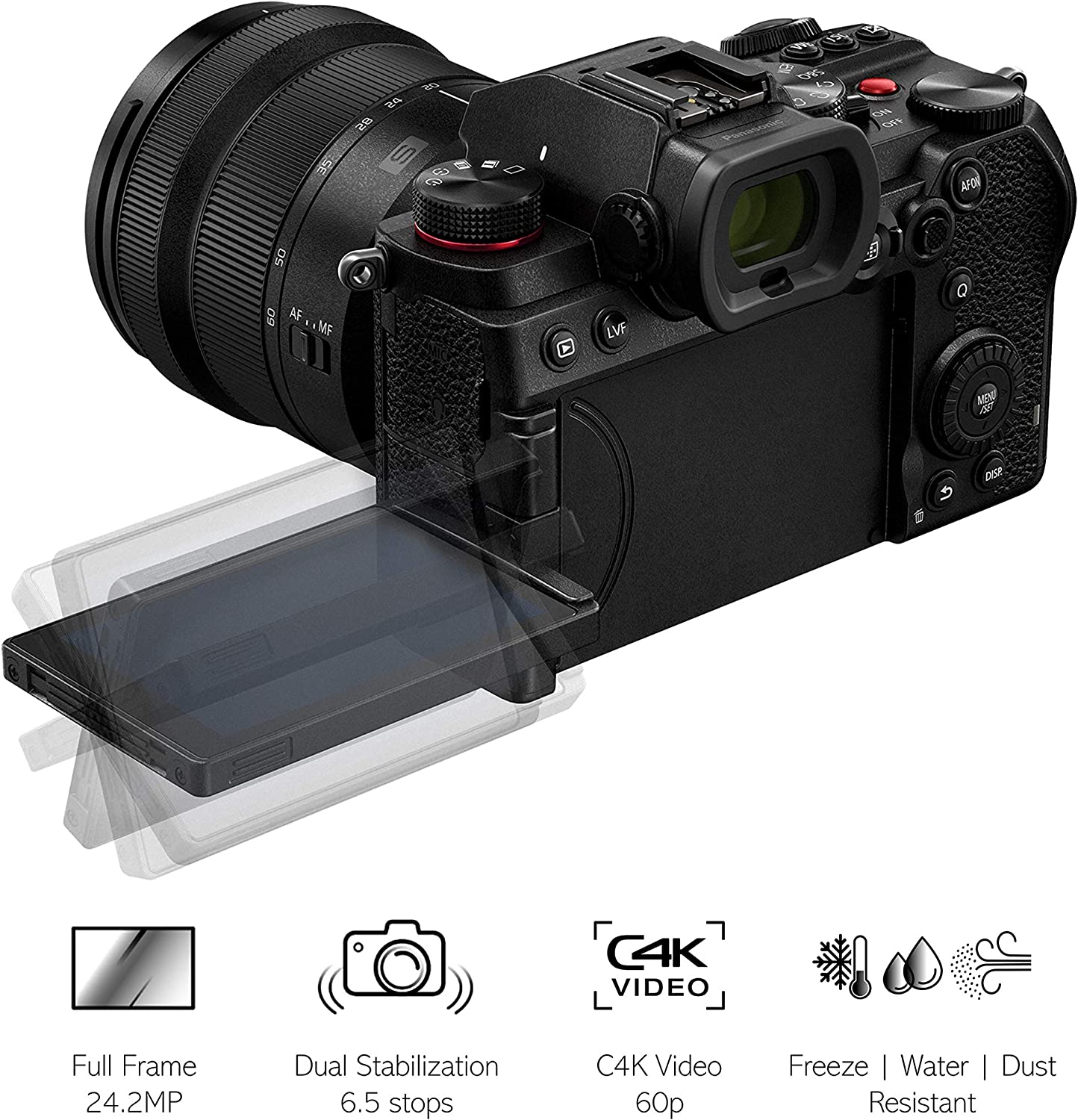 Panasonic LUMIX DC-S5 Full-Frame Mirrorless Camera - Body Only